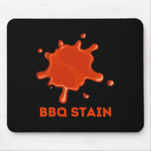 Grafische farbenfrohe BBQ-Flecken-Kunst 1 Mousepad