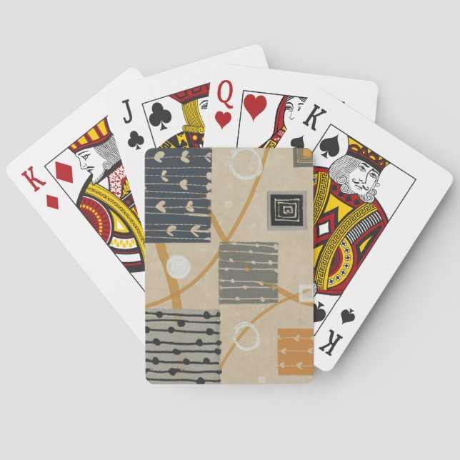 Grafische Fliesen Spielkarten (Rückseite)
