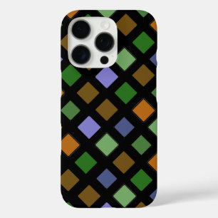 Grafische, geometrische Fliesen auf einer beliebig iPhone 16 Pro Hülle