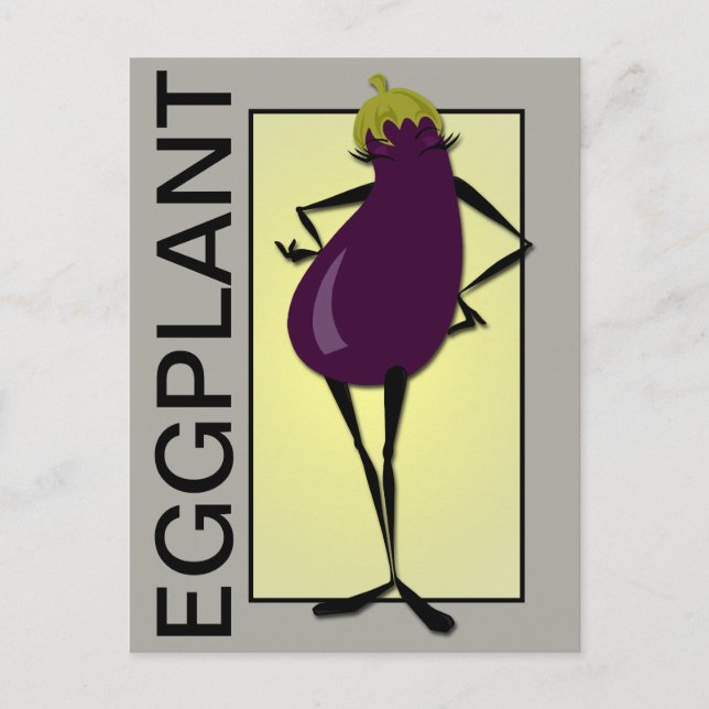 GRAFISCHE GPFLANZENTYPOGRAFIE VERTIKALE POSTKARTE (Vorderseite)