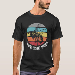 Grafische Honigbiene für Imker-T-Shirt T-Shirt