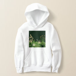 Grafische Illustration von Pflanzen Hoodie