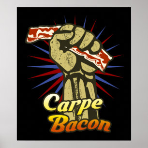 Grafische Kunst-Wand Carpe Speck-$24,95 Poster
