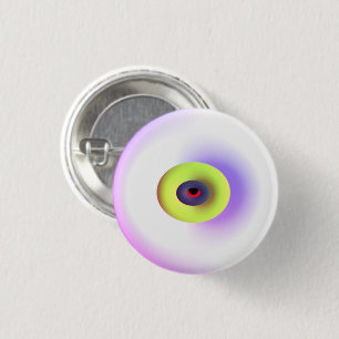 Grafische Kunstglocken gestalten Kalkrot in Weiß Button