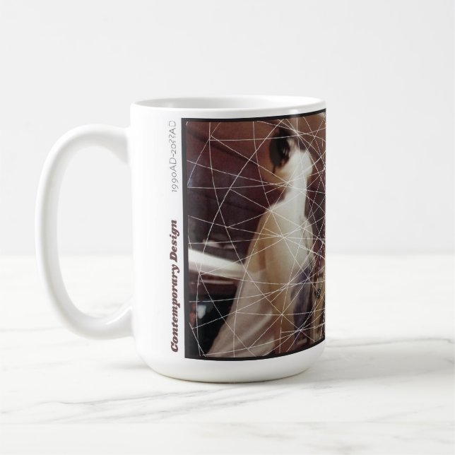 Grafischer Entwurfs-GeschichtsTassen: Kaffeetasse (Links)