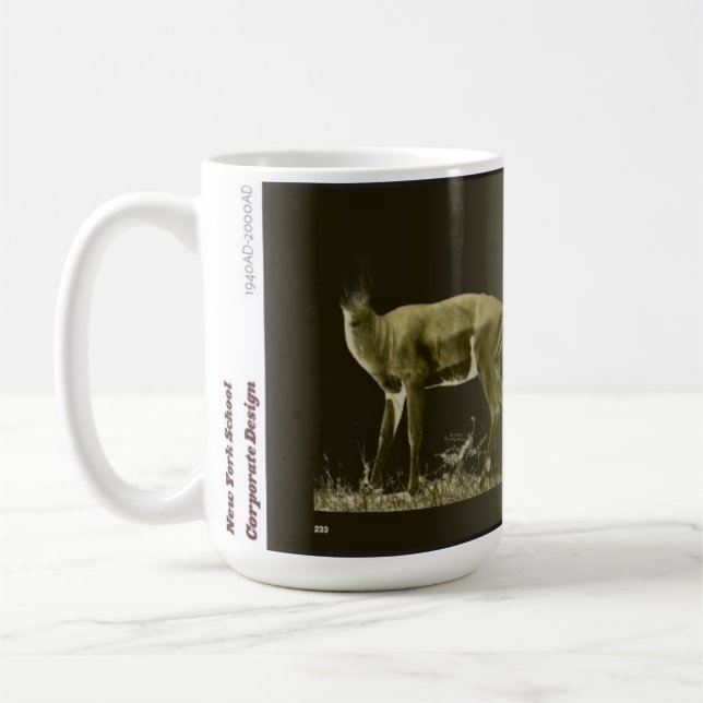 Grafischer Entwurfs-GeschichtsTassen: New- Kaffeetasse (Links)