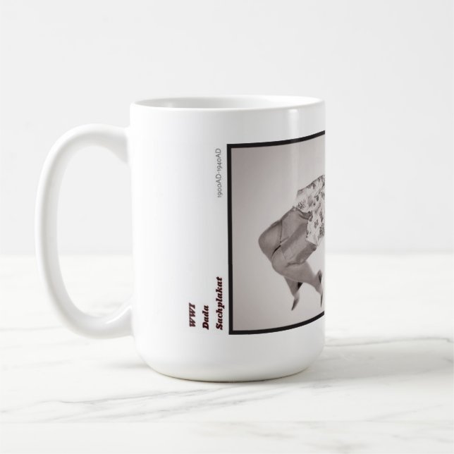 Grafischer Entwurfs-GeschichtsTassen: WWI Kaffeetasse (Links)
