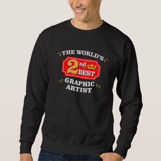 Grafischer Künstlerschätzer Sweatshirt (Vorderseite)