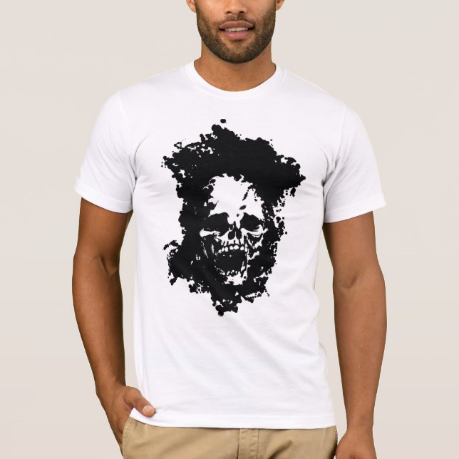 grafischer Schädel T-Shirt (Vorderseite)