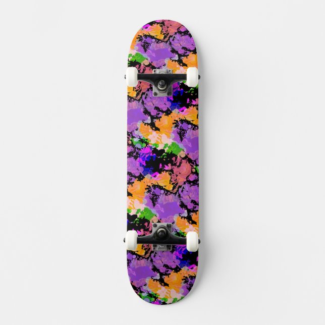 Grafischer Spritzer drucken Skate Deck Skateboard (Vorderseite)