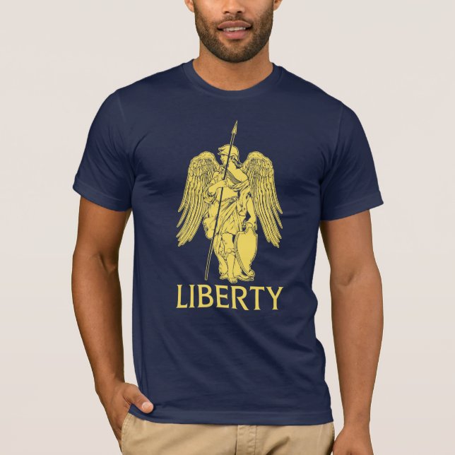 Grafischer T - Shirt Damen-Liberty (Libertas) (Vorderseite)