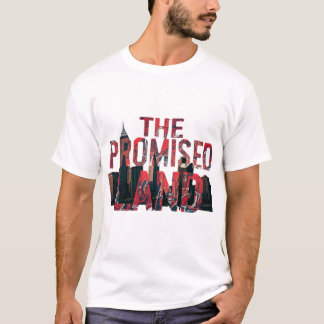 Grafischer T - Shirt "Das gelobte Land"