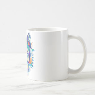 Grafischer Wolf-Tassen-Entwurf Kaffeetasse
