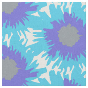 Grafisches blaues lila stoff