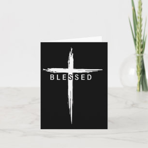 Grafisches christliches Kreuz Jesus Christus Männe Karte