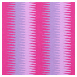 Grafisches Dogzahnstreifen-Muster, rosa lila Geweb Stoff