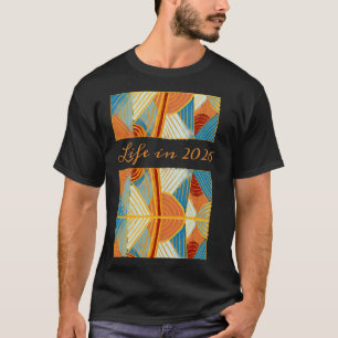 Grafisches Leben in abstrakten Linien und Kurven 2 T-Shirt