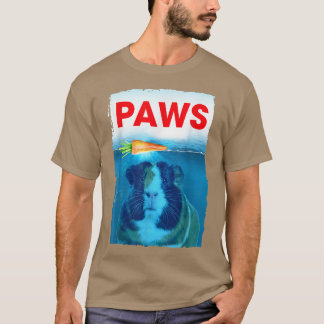 Grafisches Meerschweinchen-Design PAWS Vintage Kar T-Shirt