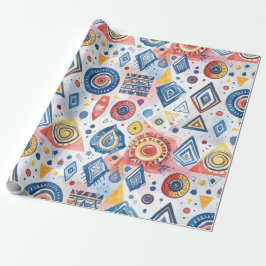 Grafisches Motiv Geschenkpapier