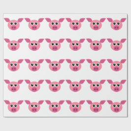 GRAFISCHES SCHWEIN-MUSTER DIGITALS GESCHENKPAPIER