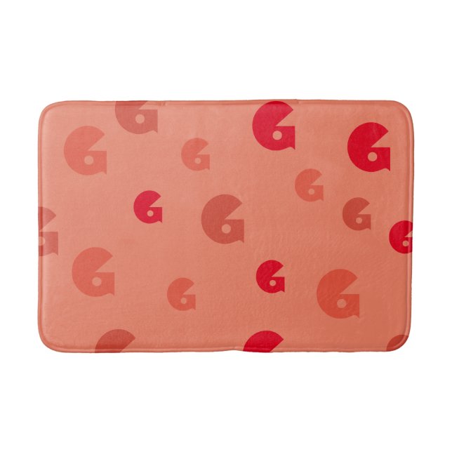 Grafisches Symbol Ihr erstes Muster auf einer beli Badematte (Vorderseite)