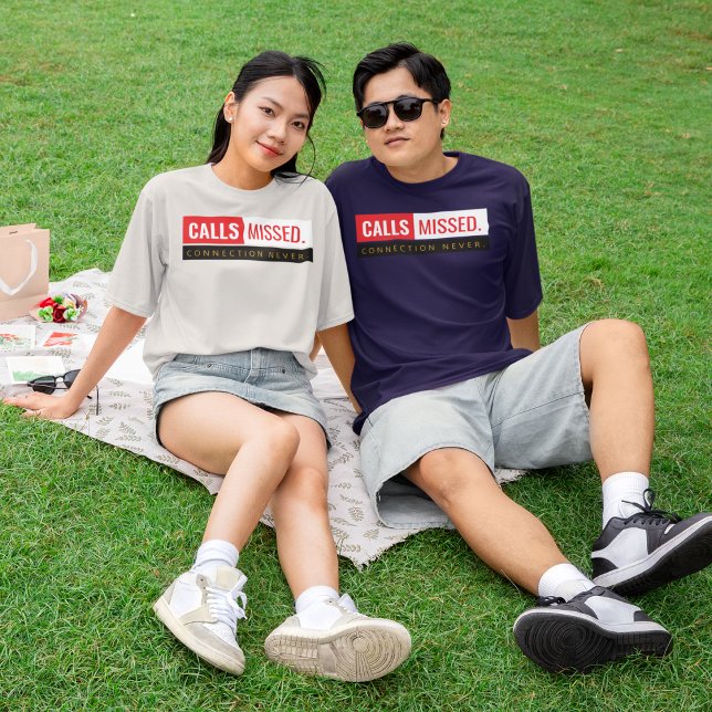 Grafisches T-Shirt der Anleihe Tri-Blend Shirt (The signal fades, but the bond doesn’t)