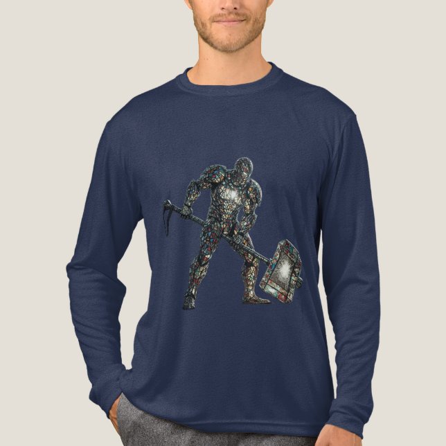 Grafisches T-Shirt für den hochstufigen Radiant-Kr Tri-Blend Shirt (Vorderseite)