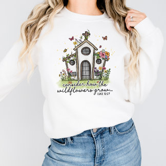 Grafisches T-Shirt für weibliche Christliche Sweat Sweatshirt