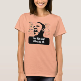Grafisches T-Shirt "Yes we can"