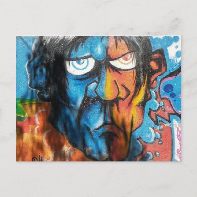 Grafitti Art Postkarte (Vorderseite)