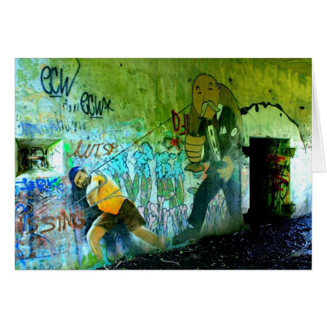 Grafitti auf Peaks Island (Vorderseite (Horizontal))