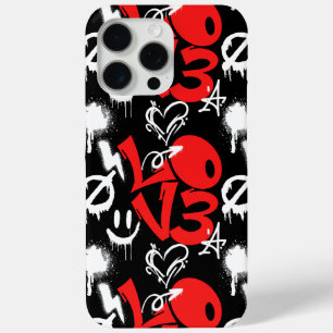 Grafitti LIEBE B. Black BG Case-Mate iPhone Hülle