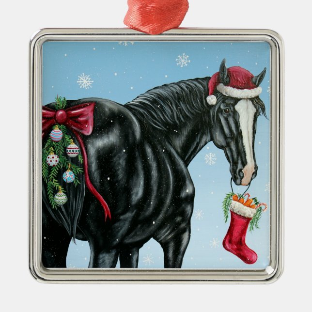 Grafschafts-Weihnachtsverzierung Ornament Aus Metall (Vorne)