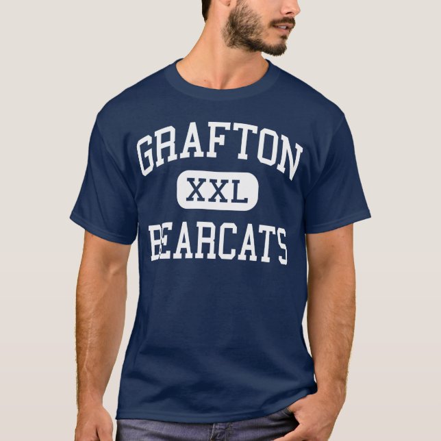 Grafton - Bearcats - hoch - Grafton West Virginia T-Shirt (Vorderseite)