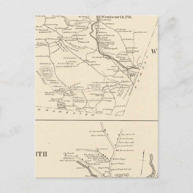 Grafton Co. Postkarte (Vorderseite)