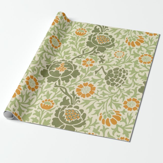 Grafton Pattern (von William Morris) Geschenkpapier (Ungerollt)