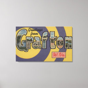Grafton, West Virginia - Große Briefszenen Leinwanddruck