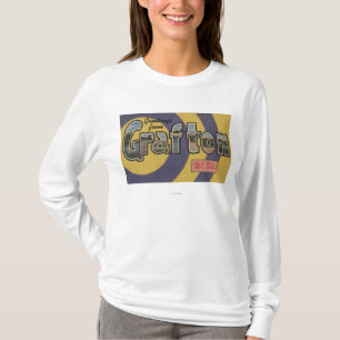 Grafton, West Virginia - große Buchstabe-Szenen T-Shirt