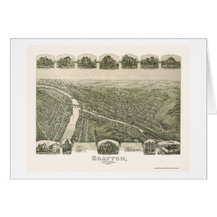 Grafton, WV panoramische Karte - 1898