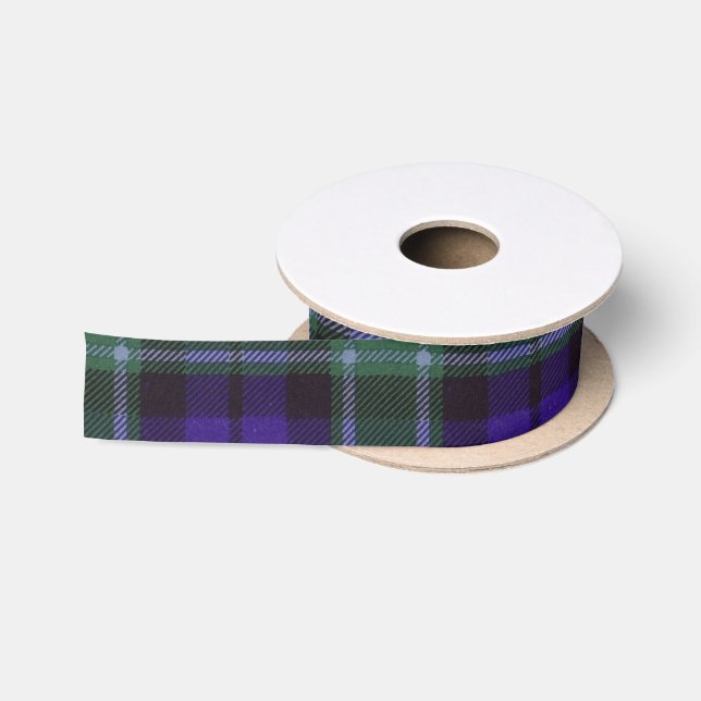 Graham-Clan karierter schottischer Tartan Satinband (Spule)