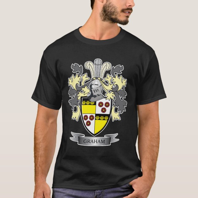 Graham-Familienwappen-Wappen T-Shirt (Vorderseite)