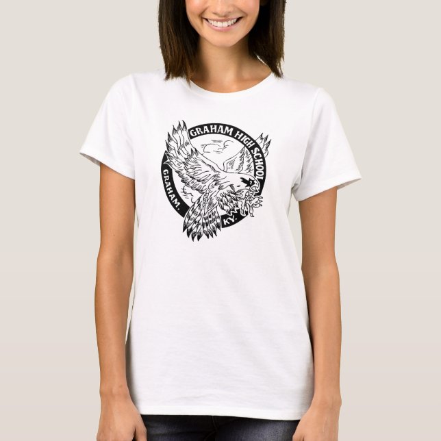 Graham High School entsprach den Kämpfen der Frau  T-Shirt (Vorderseite)
