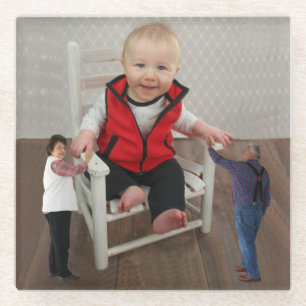 GRAHAM MIT ANNIE SUE & NED, GLASUNTERSETZER