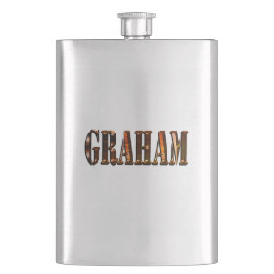 Graham, nom, classique flacon de hanche