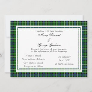 Graham Scottish Faire-part de mariage