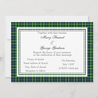 Graham Scottish Wedding Einladung
