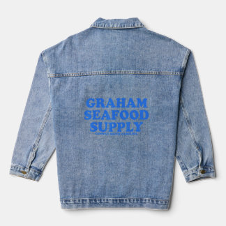 Graham Seafood Supply Fish Diagramm Conway South C Jeansjacke