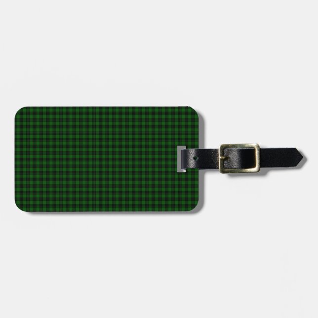 Graham Tartan Gepäckanhänger (Vorderseite horizontal)