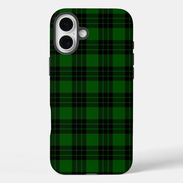 Graham Tartan kariert iPhone 16 Plus Hülle (Rückseite)