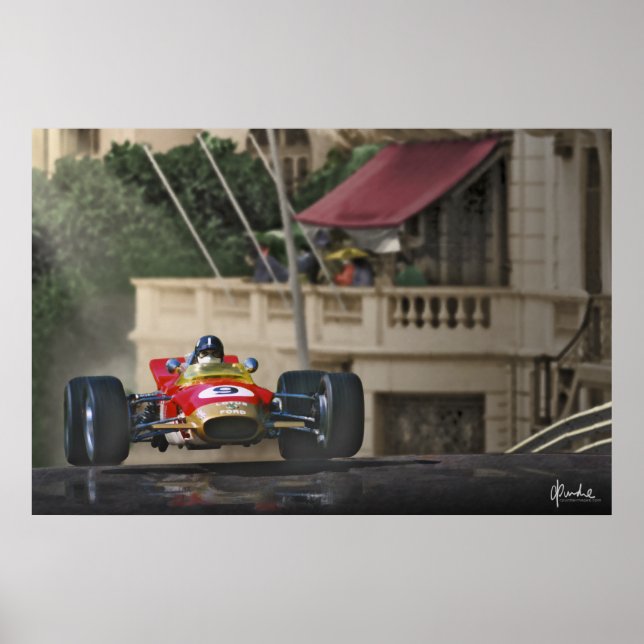 Graham's Monaco '68 Poster (Vorne)